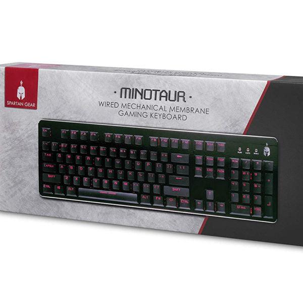 Spartan Gear Minotaur Wired Mechanical Membrane Gaming Keyboard PC - GameStore.mt | Powered by Flutisat Spartan Gear Minotaur Wired Mechanical Membrane Gaming Keyboard PC - GameStore.mt | Powered by Flutisat